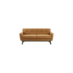 Modway Engage Performance Velvet Loveseat with Cognac Finish EEI-5599-COG