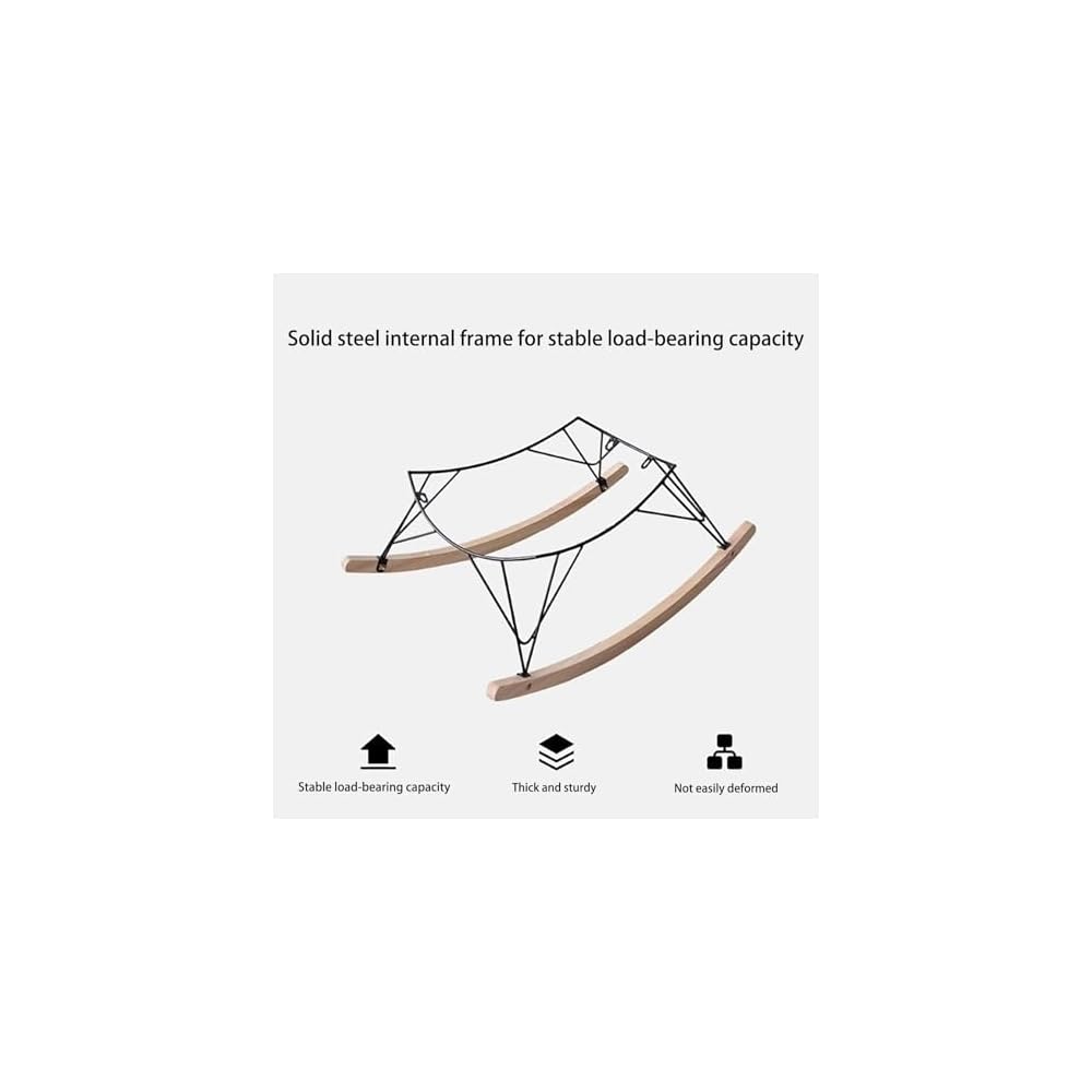 Lounge Chair Oversized Ergonomic Rocking Lobster Chairs Modern Leisure Waterproof Tech Cloth Rocking Chair with Footrest Comfy Lazy Sofa Recliner Beanbag Chair for Living Balcony Bedroom Whiskey Bar
