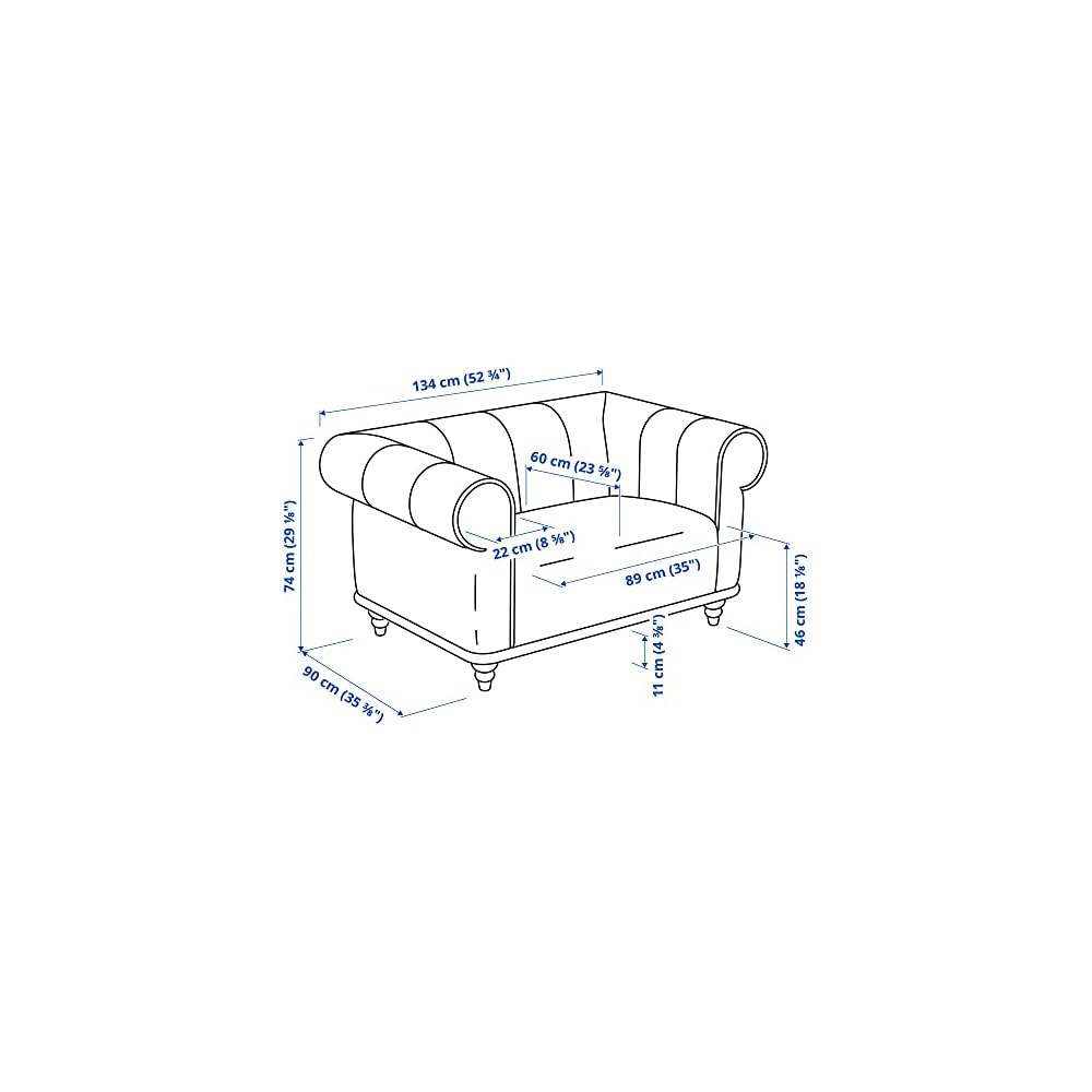 ProTuning VISKAFORS 1,5-seat armchair, Lejde/grey/green birch