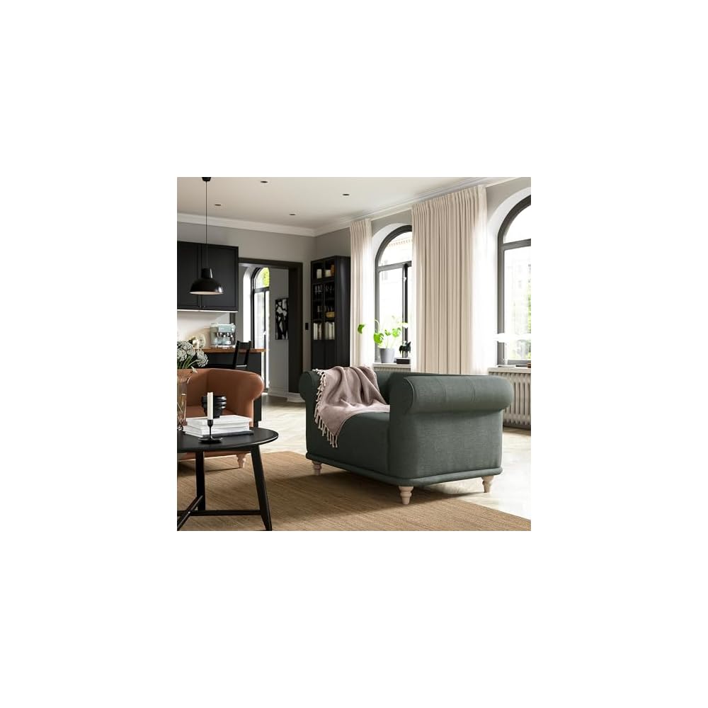 ProTuning VISKAFORS 1,5-seat armchair, Lejde/grey/green birch
