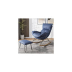 Lounge Chair Oversized Ergonomic Rocking Lobster Chairs Modern Leisure Waterproof Tech Cloth Rocking Chair with Footrest Comfy Lazy Sofa Recliner Beanbag Chair for Living Balcony Bedroom Whiskey Bar