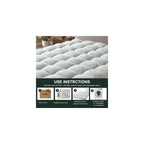 4 Inch Mattress Topper Memory Foam Cooling Bamboo Queen Size
