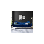 Modway EEI-5874-NAV Cheshire Channel Tufted Performance Velvet Sofa, Navy