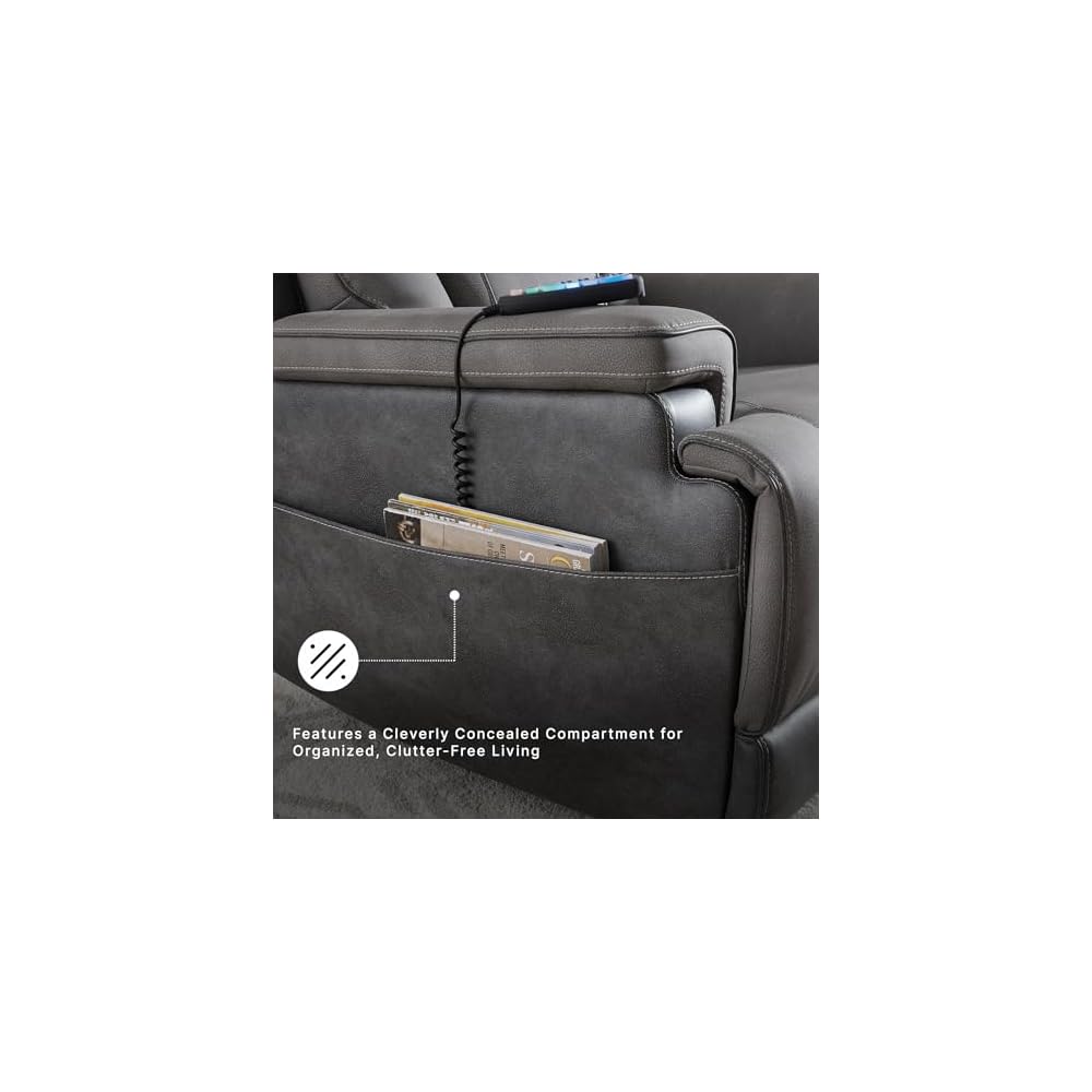 Signature Design by Ashley Power Lift Recliner with Heat and Massage