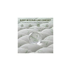 4 Inch Mattress Topper Memory Foam Cooling Bamboo Queen Size