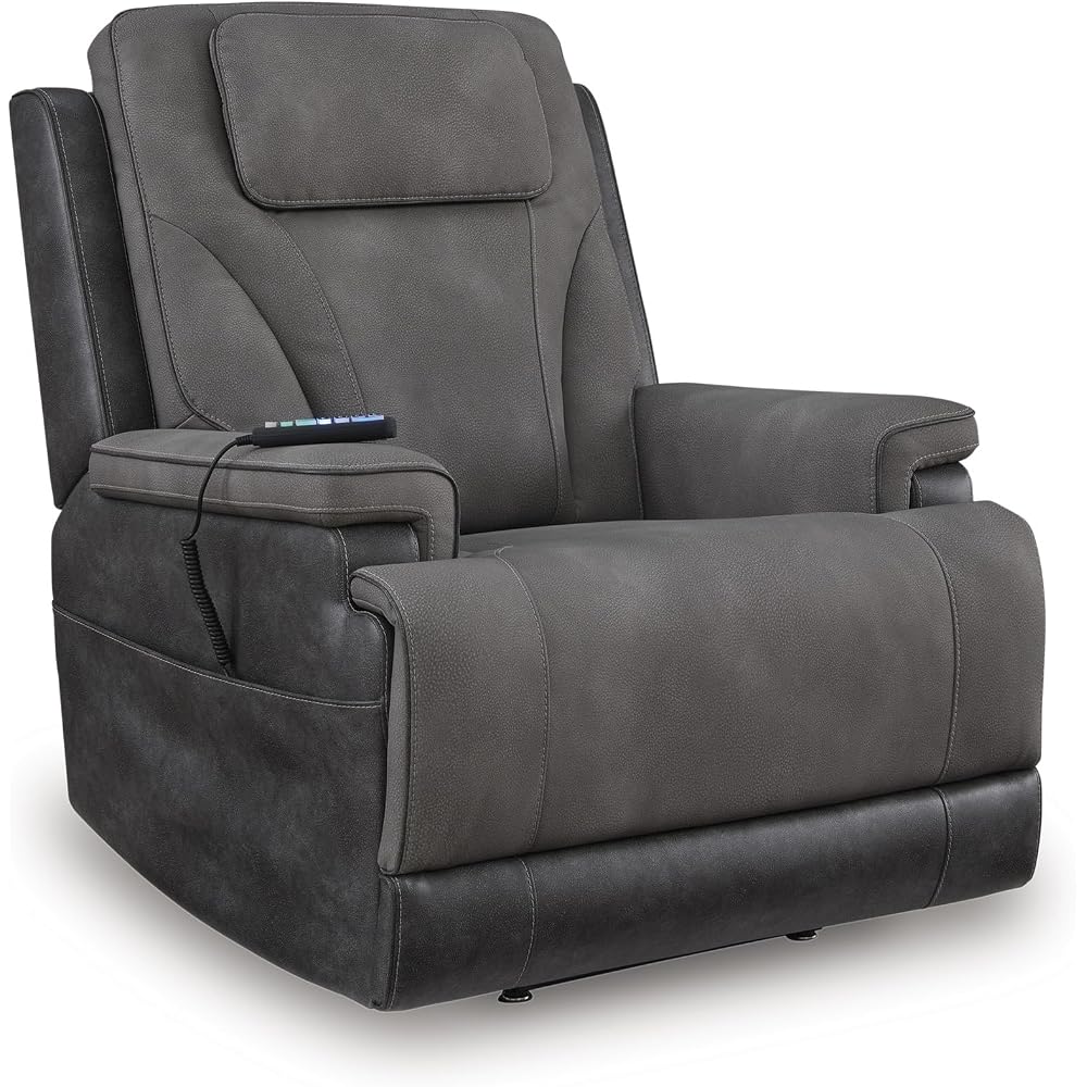 Signature Design by Ashley Power Lift Recliner with Heat and Massage
